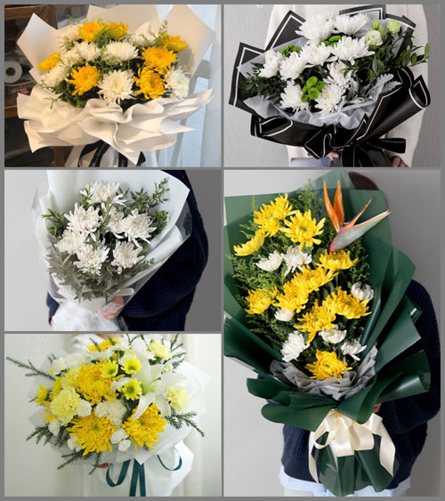 江苏常州溧阳市昆仑街道白事花束代送